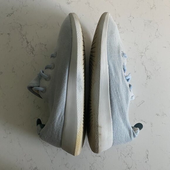 Allbirds Men’s Merino Wool Runner Frost Light Blue Sneakers Sze 10 0819 NV1 Fall - Picture 8 of 14